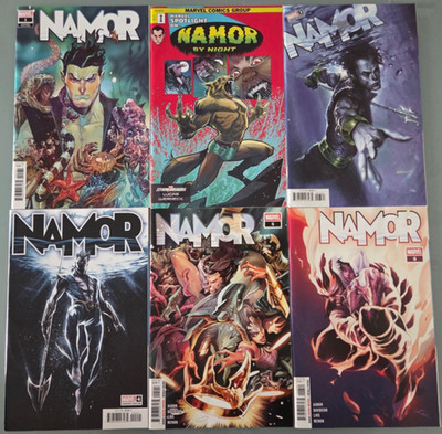 NAMOR #1-7 (2024) MARVEL COMICS NEAR COMPLETE SERIES! VARIANTS! JASON AARON
