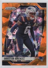 2024 Panini Prizm Orange Ice Prizm Christian Gonzalez #198 13kb