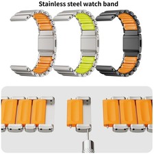 Universal 20mm/22mm Quick Fit Magnetic Stainless Steel Replacement Watch Band 