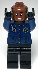 LEGO SH0417 GCPD Officer (2017, Batman, Swat Gear, DC Universe, 70915) Canadian