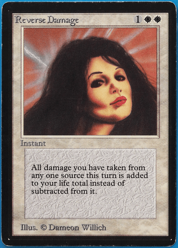 Reverse Damage Beta PLD White Rare MAGIC GATHERING CARD (ID# 500779) ABUGames - Picture 1 of 2