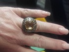 Ottoman Citrine Sterling silver size 7 Victorian ring 19.5mm — photo 3