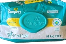 Pampers Sensitive Baby Wipes Fragrance Free - 2 Packs 84 ea Pack 7" x 6.7"