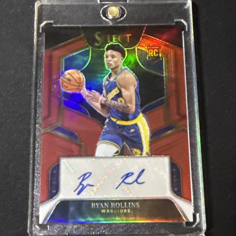 2022-23 Panini Select - Rookie Signatures Ryan Rollins #RS-RYR Red Prizm /99 