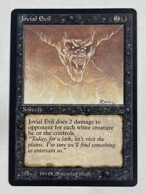 Jovial Evil Legends LP Light Play MTG Magic The Gathering