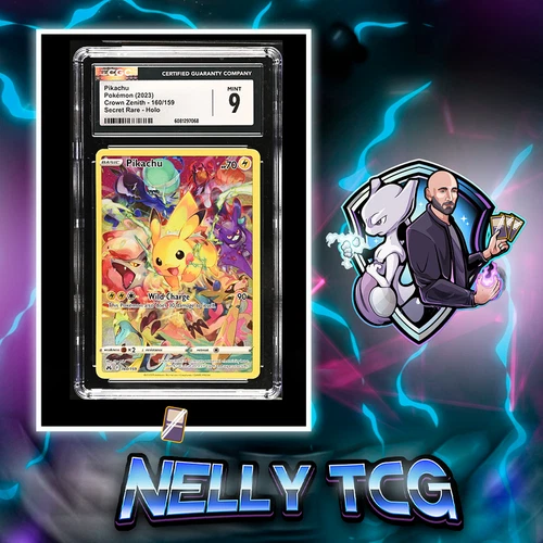 2023 Pokemon Crown Zenith - Pikachu #160/159 CGC 9 Mint