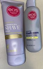 eos Cashmere Skin Shave Butter & Shea Better Vanilla Cashmere Body Oil