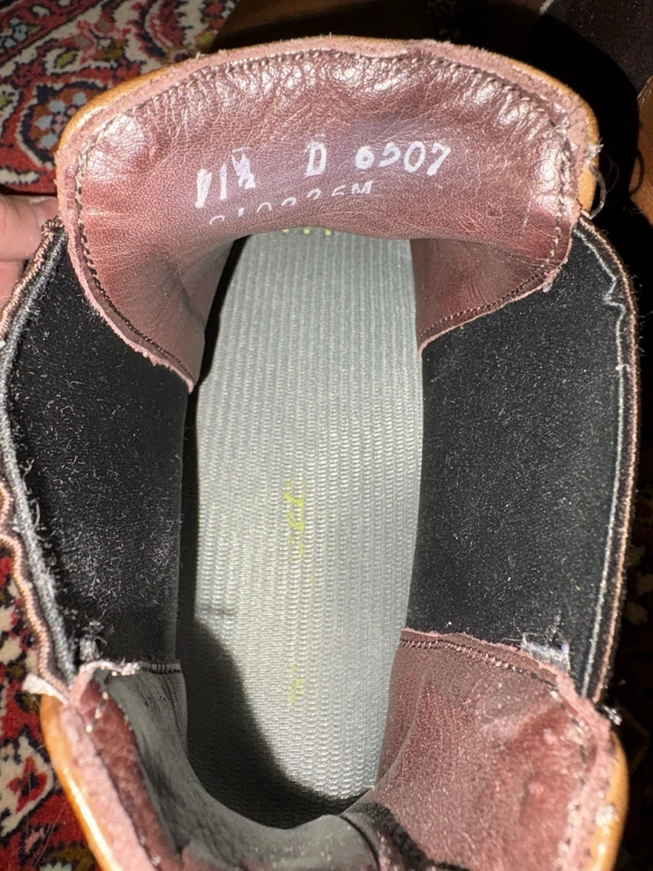 Allen Edmonds 男式切尔西靴棕色皮革橡胶鞋底 11 1/2 D — 第 4/4 张图片