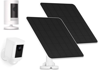 Solarpanel 5W für Ring Kamera Stick Up Cam Pro Spotlight Cam IP65 Wasserdicht