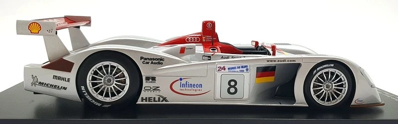 Spark 1/18 Scale 18LM00 - Audi R8 Audi Sport #8 1st 24Hr Le Mans 2000 - Joest - Image 3 of 4