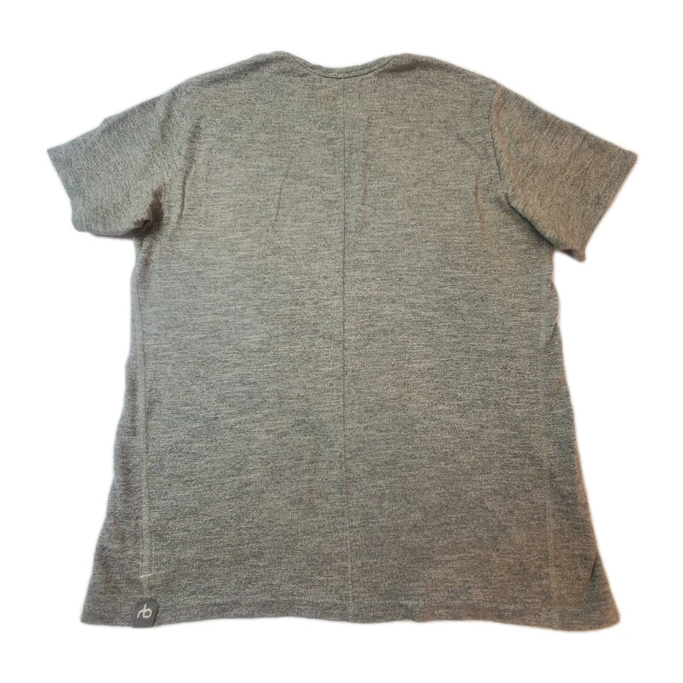 Camisa Rag & Bone Para Hombre Talla Mediana Gris Jaspeado Manga Corta Edición Estándar Adulto Foto 2 de 4