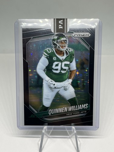 2025 Panini Prizm Quinnen Williams Black Stars 1/1 Jets Card #292