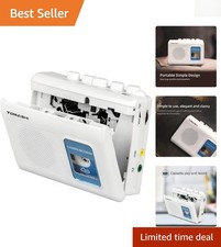 Stylish Mini Cassette Recorder with Built-in Speaker - Take Your Tunes Anywhere