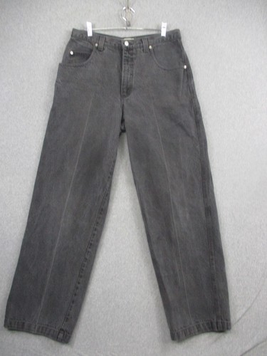 Guess, Vintage Guess Jeans Mens 34x32 Gray High Rise Straight Denim Made USA 90s