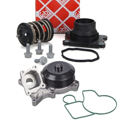 febi Wasserpumpe + Thermostat + Flansch für BMW E81-88 E90-93 E60 E61 X1 X3 N47