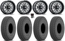 ITP Momentum 15" Wheels Milled 32" Tango Tires Yamaha Viking Wolverine