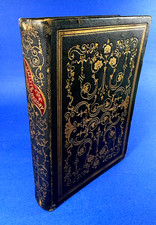 1846 LEAFLETS OF MEMORY REYNELL COATES ILLUMINATED + ILLUSTRATIONS FINE BINDING