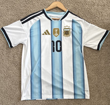 adidas Argentina Lionel Messi #10 2026 World Cup Soccer Jersey