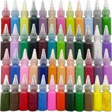 Art Sand, 48 Color Sand Art Bottles Kits, Colored Sand Bottles, Sand Arts and...