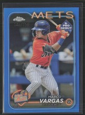 2024 Topps Pro Debut #PDC-158 Marco Vargas Chrome Blue Refractor #/150