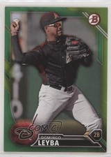 2016 Bowman Draft Top Prospects Green 39/99 Domingo Leyba #BD-133 a2v