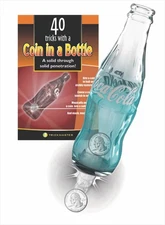 Coin In A Bottle- Folding Quarter - Easy To Do Magic - Coin Trick - Bite Coin 