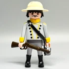 Playmobil Confederate Rebel Leader Army Soldier Male Adult Figure 3784 7663 VTG