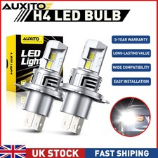 2x H4 LED Headlight Bulbs Super White Kit High Low Beam 70W 12000LM Canbus Lamp
