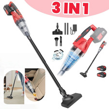 BRIEFNESS 5500Pa Akku-Staubsauger, Handstaubsauger Auto 3 in 1 mit LED-Licht