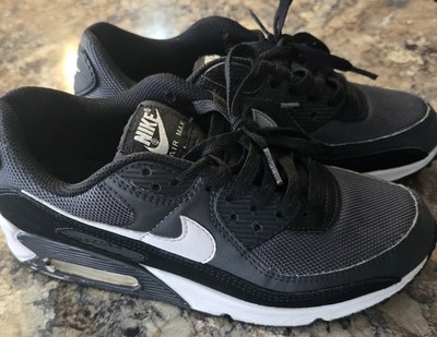 Nike Men's Size 7.5 Air Max 90 OG Iron Grey Black White Sneakers CN8490-002