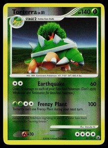 Pokemon Card - Torterra Majestic Dawn 30/100 Reverse Holo