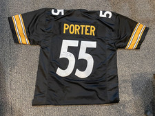 JOEY PORTER #55 PITTSBURGH STEELERS SIGNED JERSEY JSA AUTHENTICATED XL