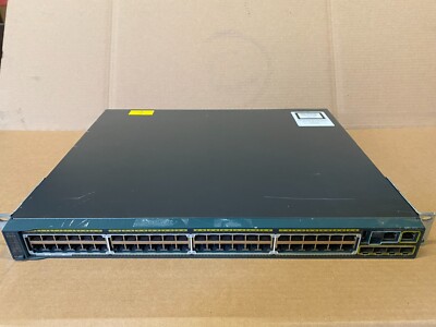 Cisco Catalyst 2960-S 48 Port POE+ Switch WS-C2960S-48LPS-L V02