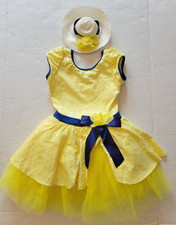 Girls MC 7/8 Revolution Dancewear Yellow Blue Sequin A Lovely Day Dance Costume