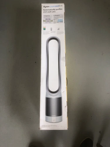 Dyson Pure Cool Fan Tower TP02 HEPA Air Purifier w. Remote App - White Silver SR