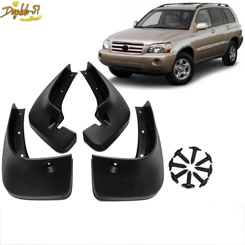 Mud Flaps Fits For TOYOTA Kluger Highlander 2003-07 Mudguard Splash Guard Fender-image