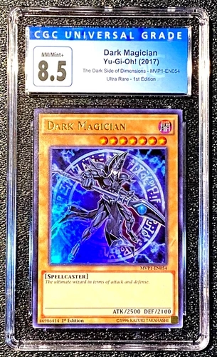2017 CGC 8.5 MVP1-EN054 DARK MAGICIAN MOVIE 1ST EDITION ULTRA RARE 3967-68