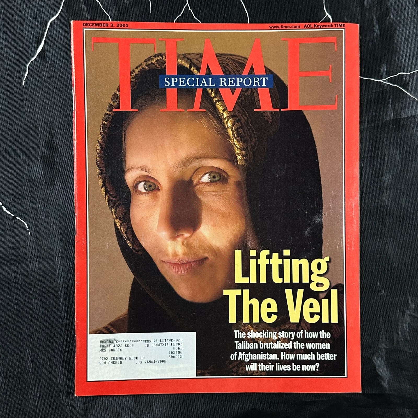 Time Magazine December 3, 2001-The Women Of Afghanistan