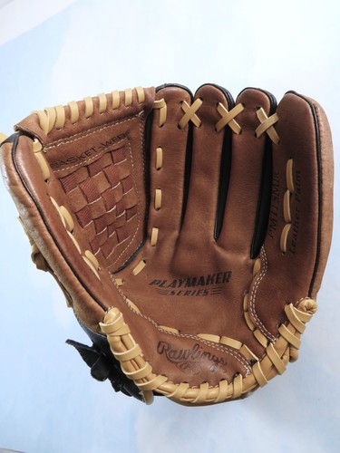 Rawlings Youth Baseball Glove Leather Palm RHT PM115MBC 11-1/2 Inch Playmaker - Picture 2 of 14