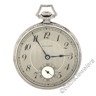 Antique E. Howard Watch Co. Series IV Size N 14k Gold Open Face 