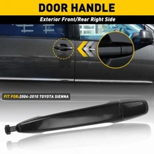 Black Exterior Door Handle For 2004-2010 Toyota Sienna Rear LH or RH Sliding USA