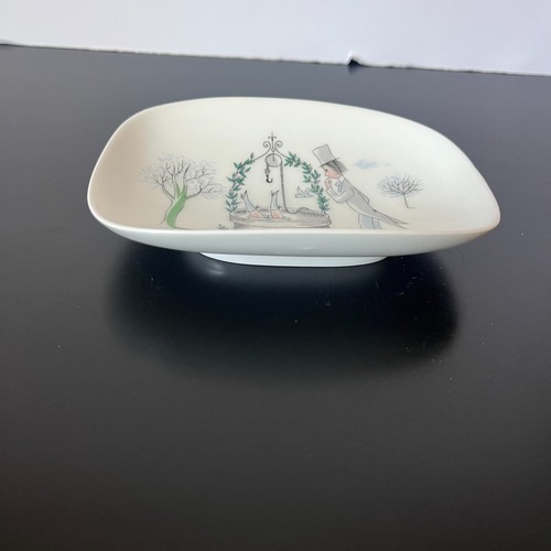 Vintage Rosenthal Germany Studio Linie Schmuck Schale Brautpaar Hochzeit Geschenk - Bild 5 von 7