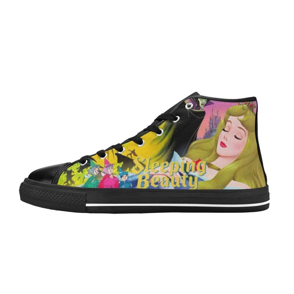 Sleeping Beauty High Top Shoes Sneakers