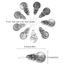 10pcs Silvery Aluminum or Multi colored Needle Threaders