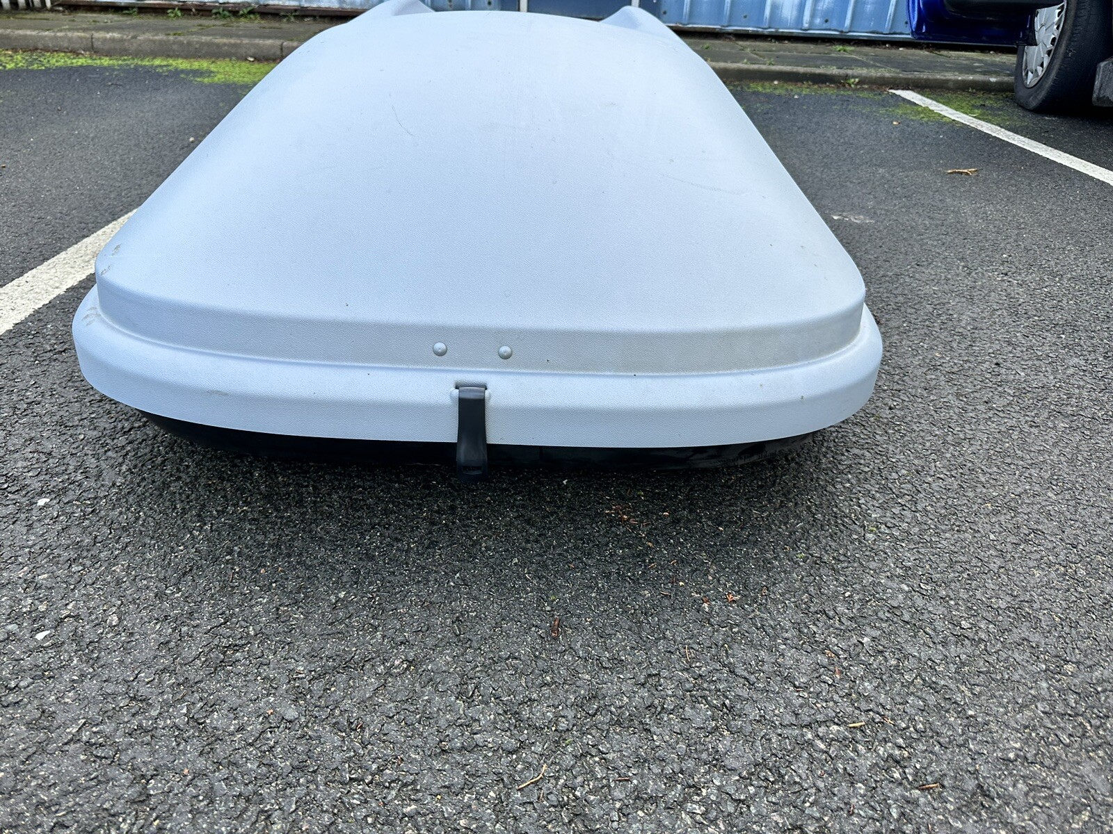 Halfords 420L car Grey/silver Roof Box eBay