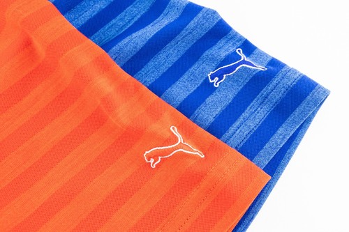 Puma Golf Mens XL Short Sleeve Performance Golf Polo Shirt Striped Lot of 2 - Picture 8 of 12