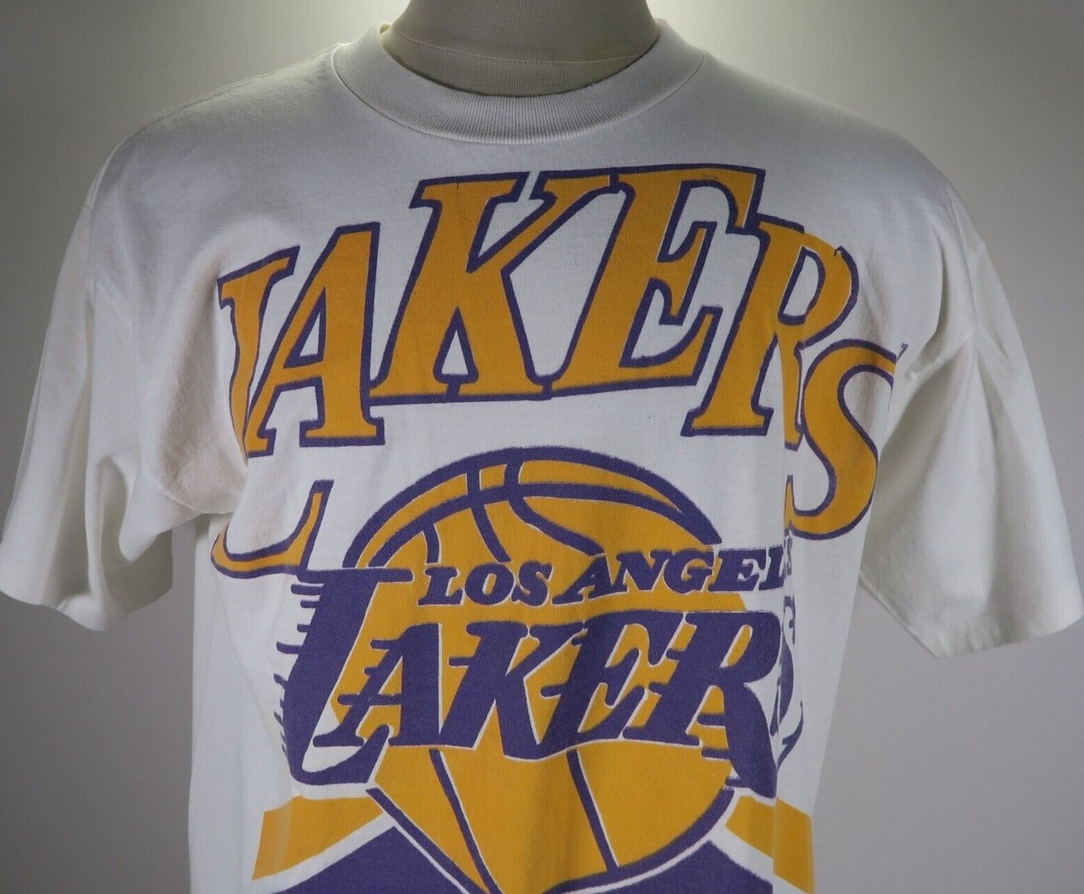 Vintage Los Angeles Lakers Nick Van Exel #9 NBA Basketball T-Shirt