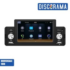 Autoradio 5" 1din Stereo Auto CarPlay Android Auto Bluetooth Radio FM Doppia USB - Miniatura 1