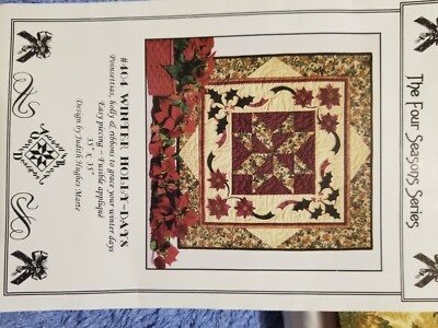 Kit De Broderie The Four Seasons #404 Winter Holly Days - Dimensions 35x35 Cm - Marque Hoffman - Neuf