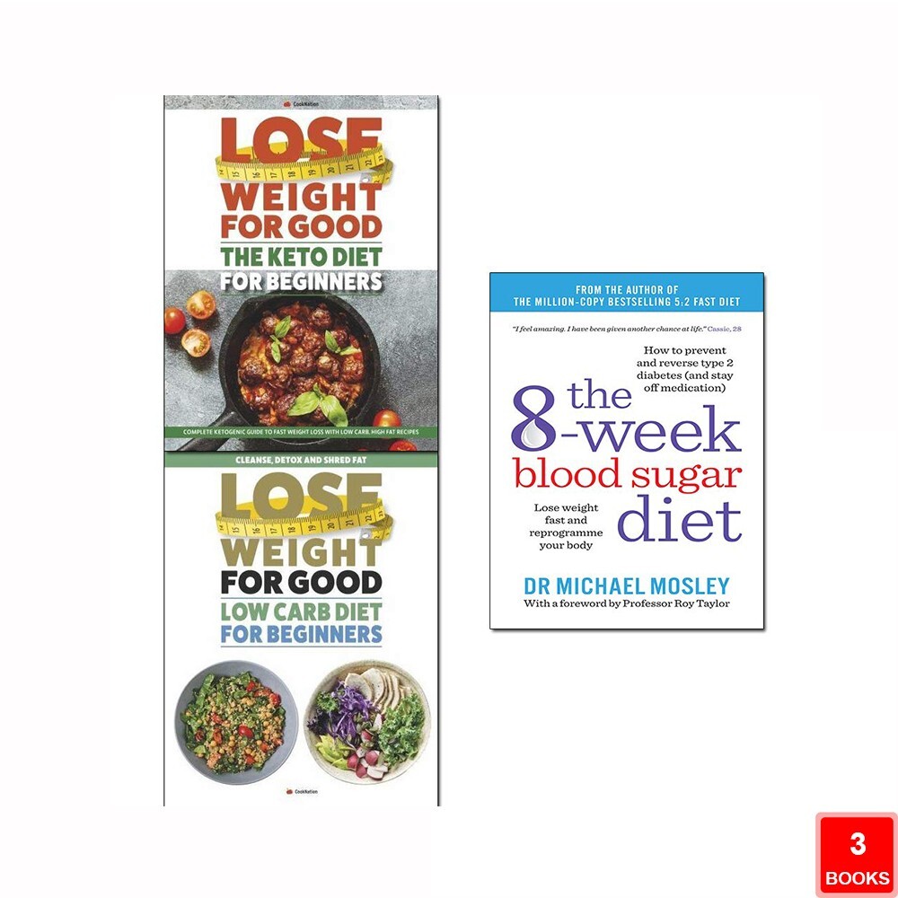 Michael Mosley 8-Week Blood Sugar Diet Lose weight fast 3 Books Collection Set - Image 2